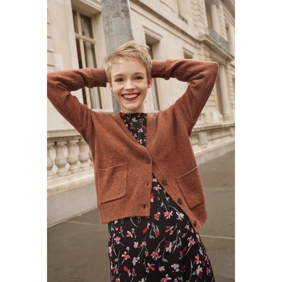 Madewell Short Kent Ex-Boyfriend Cardigan Sweater - Picture 3 of 4